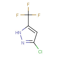 131797-35-8 3-chloro-5-(trifluoromethyl)-1H-pyrazole chemical structure