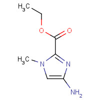 128293-62-9 ethyl 4-amino-1-methylimidazole-2-carboxylate chemical structure