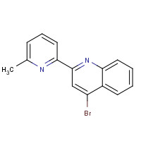 1303557-98-3 4-bromo-2-(6-methylpyridin-2-yl)quinoline chemical structure