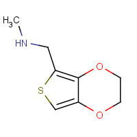 859851-03-9 1-(2,3-dihydrothieno[3,4-b][1,4]dioxin-5-yl)-N-methylmethanamine chemical structure