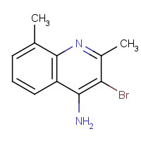 949508-67-2 3-bromo-2,8-dimethylquinolin-4-amine chemical structure