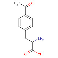 22888-49-9 3-(4-acetylphenyl)-2-aminopropanoic acid chemical structure