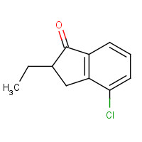 1003708-98-2 4-chloro-2-ethyl-2,3-dihydroinden-1-one chemical structure