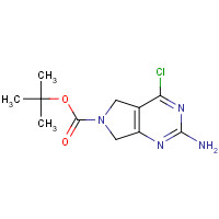 1207175-28-7 tert-butyl 2-amino-4-chloro-5,7-dihydropyrrolo[3,4-d]pyrimidine-6-carboxylate chemical structure