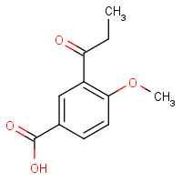91143-39-4 4-methoxy-3-propanoylbenzoic acid chemical structure
