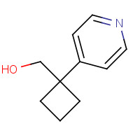 858036-03-0 (1-pyridin-4-ylcyclobutyl)methanol chemical structure
