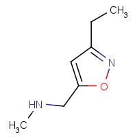 942519-63-3 1-(3-ethyl-1,2-oxazol-5-yl)-N-methylmethanamine chemical structure