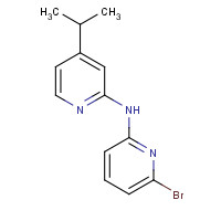 1411986-01-0 6-bromo-N-(4-propan-2-ylpyridin-2-yl)pyridin-2-amine chemical structure