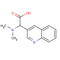 1007913-00-9 2-(dimethylamino)-2-quinolin-3-ylacetic acid chemical structure