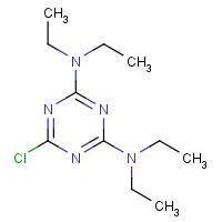 580-48-3 6-chloro-2-N,2-N,4-N,4-N-tetraethyl-1,3,5-triazine-2,4-diamine chemical structure
