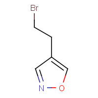 1314398-14-5 4-(2-bromoethyl)-1,2-oxazole chemical structure