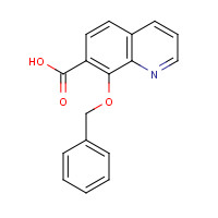 630414-70-9 8-phenylmethoxyquinoline-7-carboxylic acid chemical structure