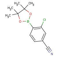 945391-06-0 3-chloro-4-(4,4,5,5-tetramethyl-1,3,2-dioxaborolan-2-yl)benzonitrile chemical structure