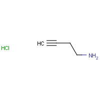 88211-50-1 but-3-yn-1-amine;hydrochloride chemical structure