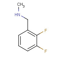 906645-41-8 1-(2,3-difluorophenyl)-N-methylmethanamine chemical structure