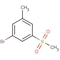918350-17-1 1-bromo-3-methyl-5-methylsulfonylbenzene chemical structure