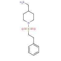 455267-21-7 [1-(2-phenylethylsulfonyl)piperidin-4-yl]methanamine chemical structure