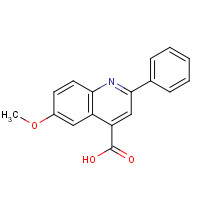 32795-58-7 6-methoxy-2-phenylquinoline-4-carboxylic acid chemical structure