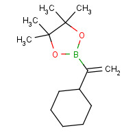 251928-76-4 2-(1-cyclohexylethenyl)-4,4,5,5-tetramethyl-1,3,2-dioxaborolane chemical structure