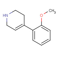 154422-95-4 4-(2-methoxyphenyl)-1,2,3,6-tetrahydropyridine chemical structure