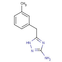 502685-82-7 5-[(3-methylphenyl)methyl]-1H-1,2,4-triazol-3-amine chemical structure