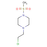 760902-36-1 1-(2-chloroethyl)-4-methylsulfonylpiperazine chemical structure