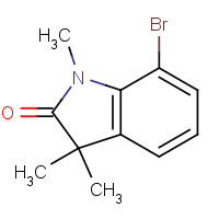 880095-22-7 7-bromo-1,3,3-trimethylindol-2-one chemical structure