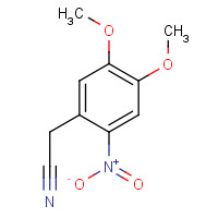 17354-04-0 2-(4,5-dimethoxy-2-nitrophenyl)acetonitrile chemical structure
