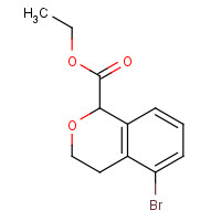 1374574-75-0 ethyl 5-bromo-3,4-dihydro-1H-isochromene-1-carboxylate chemical structure
