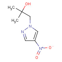 1182917-01-6 2-methyl-1-(4-nitropyrazol-1-yl)propan-2-ol chemical structure