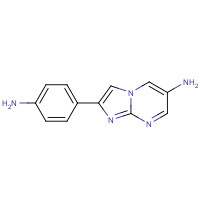 1246471-09-9 2-(4-aminophenyl)imidazo[1,2-a]pyrimidin-6-amine chemical structure