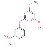 387350-58-5 3-(4,6-dimethoxypyrimidin-2-yl)oxybenzoic acid chemical structure