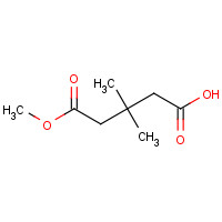 27151-66-2 5-methoxy-3,3-dimethyl-5-oxopentanoic acid chemical structure
