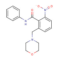 870280-81-2 2-(morpholin-4-ylmethyl)-6-nitro-N-phenylbenzamide chemical structure