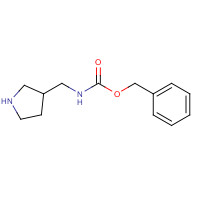 1038350-84-3 benzyl N-(pyrrolidin-3-ylmethyl)carbamate chemical structure