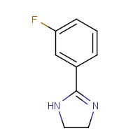 27423-83-2 2-(3-fluorophenyl)-4,5-dihydro-1H-imidazole chemical structure