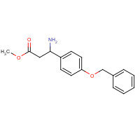 752966-27-1 methyl 3-amino-3-(4-phenylmethoxyphenyl)propanoate chemical structure