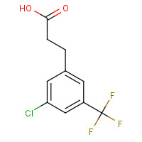 916420-78-5 3-[3-chloro-5-(trifluoromethyl)phenyl]propanoic acid chemical structure