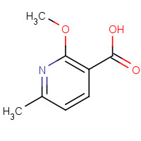 72918-10-6 2-methoxy-6-methylpyridine-3-carboxylic acid chemical structure