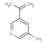 1321594-86-8 5-prop-1-en-2-ylpyridin-3-amine chemical structure