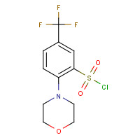 906352-76-9 2-morpholin-4-yl-5-(trifluoromethyl)benzenesulfonyl chloride chemical structure