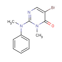 960299-24-5 5-bromo-3-methyl-2-(N-methylanilino)pyrimidin-4-one chemical structure