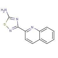 1179359-62-6 3-quinolin-2-yl-1,2,4-thiadiazol-5-amine chemical structure