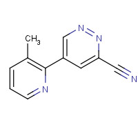 749257-74-7 5-(3-methylpyridin-2-yl)pyridazine-3-carbonitrile chemical structure