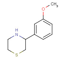 914349-59-0 3-(3-methoxyphenyl)thiomorpholine chemical structure