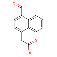 20139-89-3 2-(4-formylnaphthalen-1-yl)acetic acid chemical structure