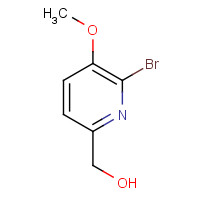 905562-91-6 (6-bromo-5-methoxypyridin-2-yl)methanol chemical structure