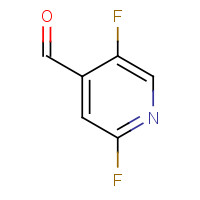 1227602-08-5 2,5-difluoropyridine-4-carbaldehyde chemical structure