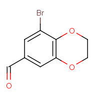 860003-88-9 5-bromo-2,3-dihydro-1,4-benzodioxine-7-carbaldehyde chemical structure