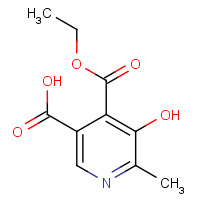 13068-71-8 4-ethoxycarbonyl-5-hydroxy-6-methylpyridine-3-carboxylic acid chemical structure